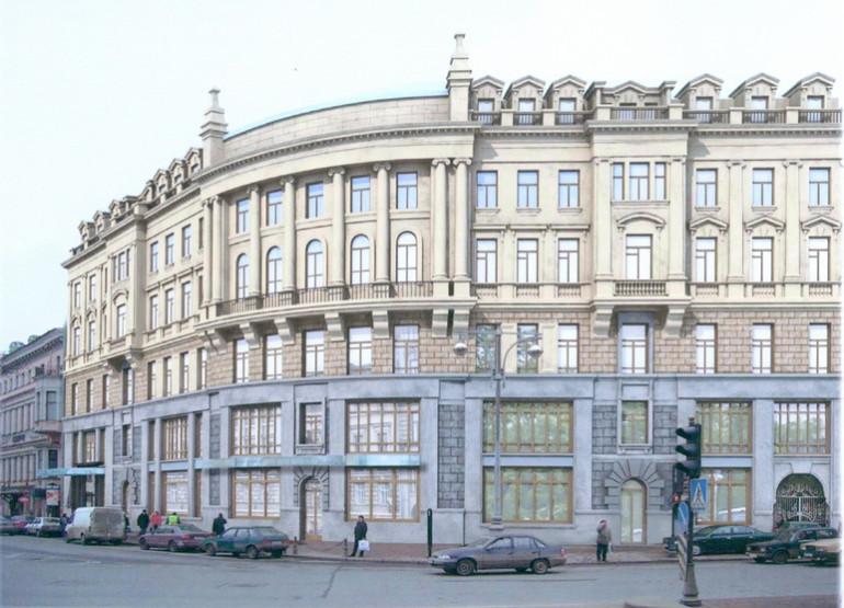 Невский 1: Вид здания
